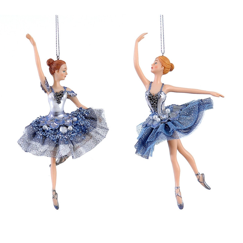 BLUE BALLERINA ORNAMENT