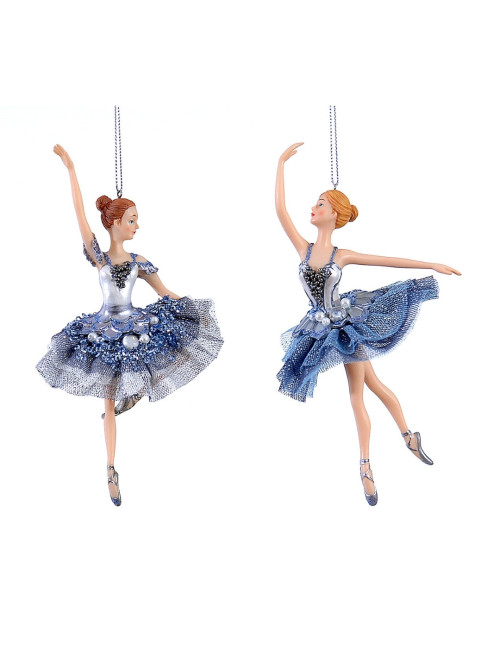 BLUE BALLERINA ORNAMENT