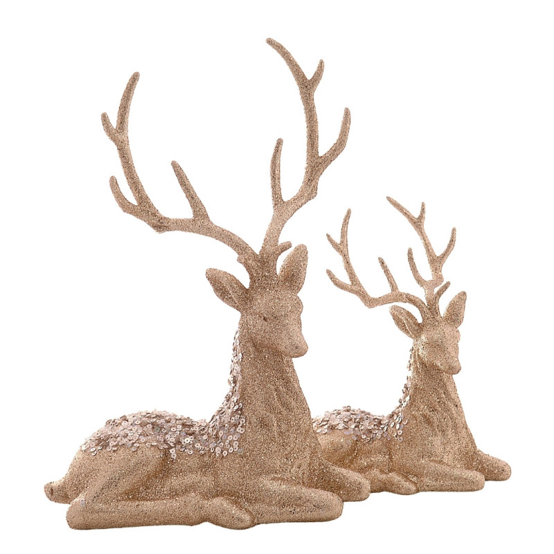 GOLD SITTING DEER