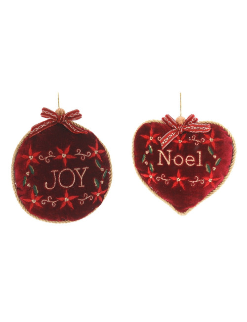 CHRISTMAS TREE ORNAMENTS JOY/NOEL