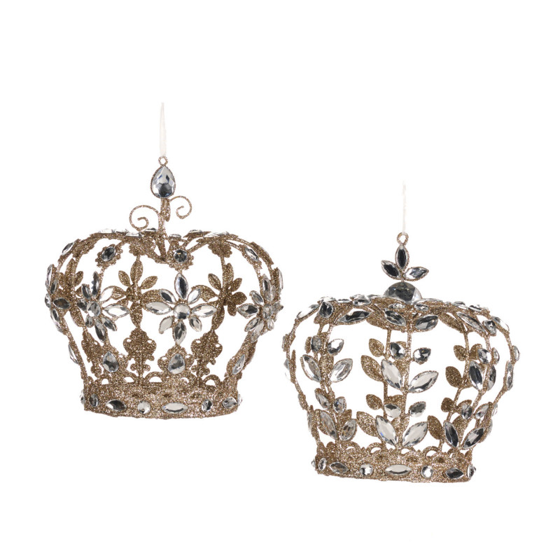 WIRE JEWEL CROWN ORNAMENT