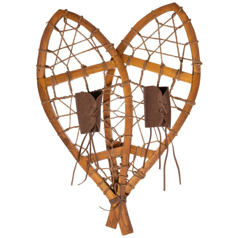 ANTIQUE WOODEN SNOWSHOES