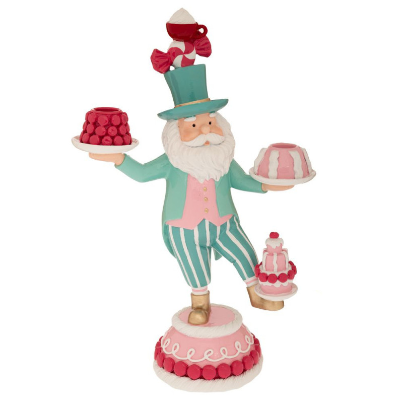 SANTA CANDLE HOLDER