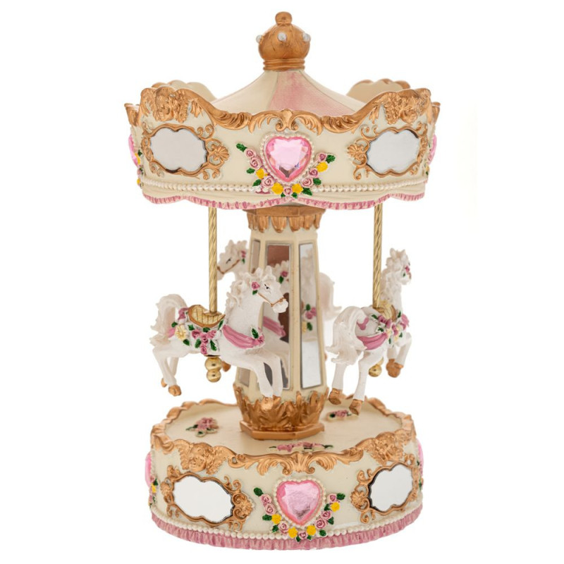 HORSES CAROUSEL WITH MUSIC & MOVEMENT