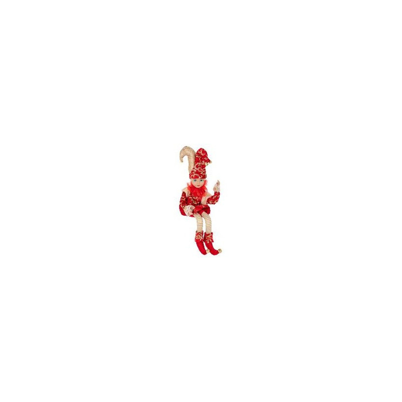 BURGUNDY  ELF WITH MOVEMENT & MUSIC