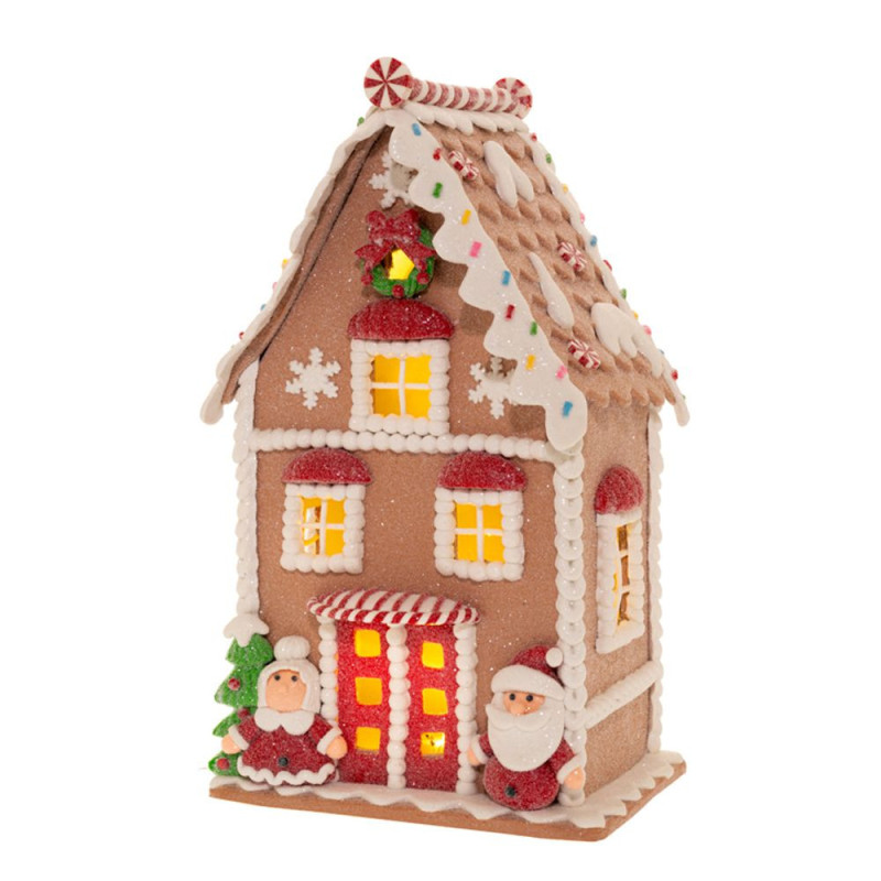 GINGERBREAD HOUSE WITH LED