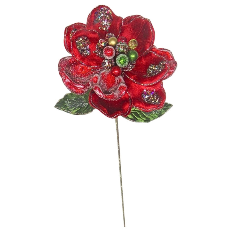 LULE DEKORATIVE MAGNOLIA MULTI RED L