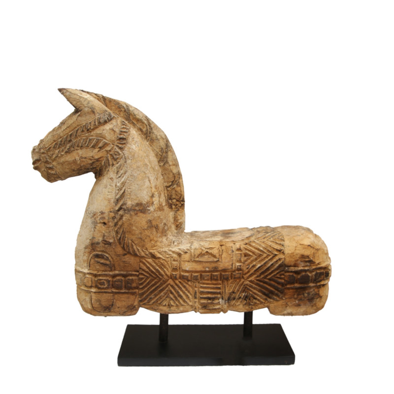 PEGASUS WOOD STATUE