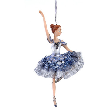 BLUE BALLERINA ORNAMENT