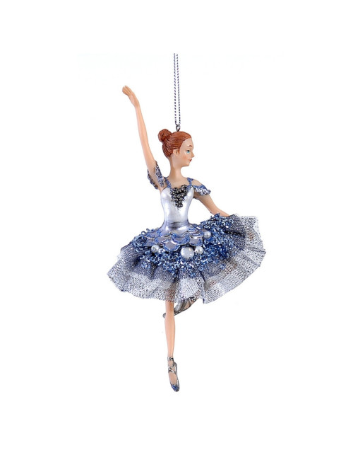 BLUE BALLERINA ORNAMENT