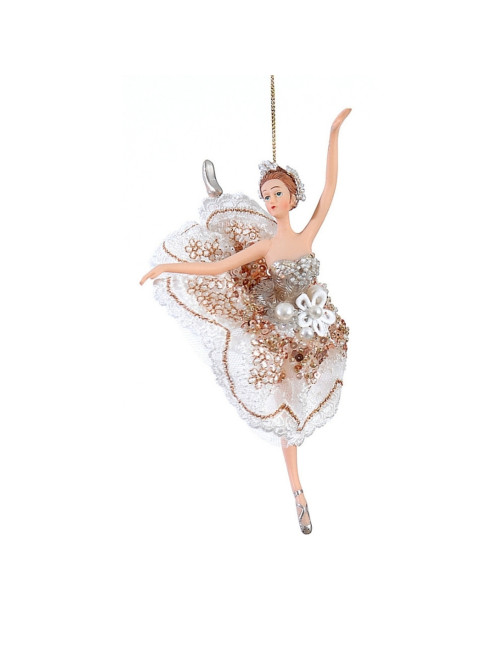 POLYRESIN BALLERINA ORNAMENT