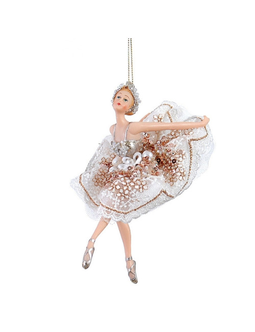 POLYRESIN BALLERINA ORNAMENT