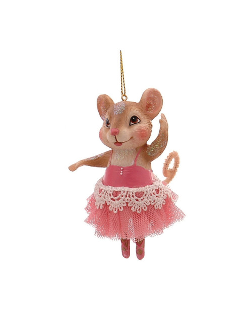 BALLERINA MOUSE ORNAMENT