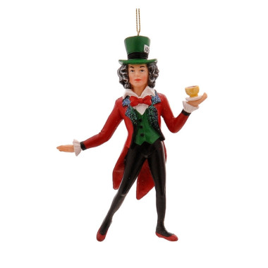 MAD HATTER/QUEEN OF HEARTS ORNAMENT