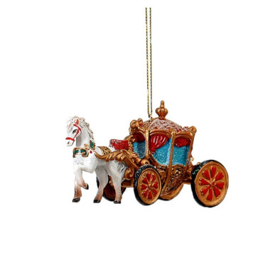 CINDERELLA/CARRIAGE ORNAMENT