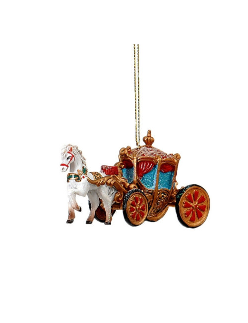 CINDERELLA/CARRIAGE ORNAMENT