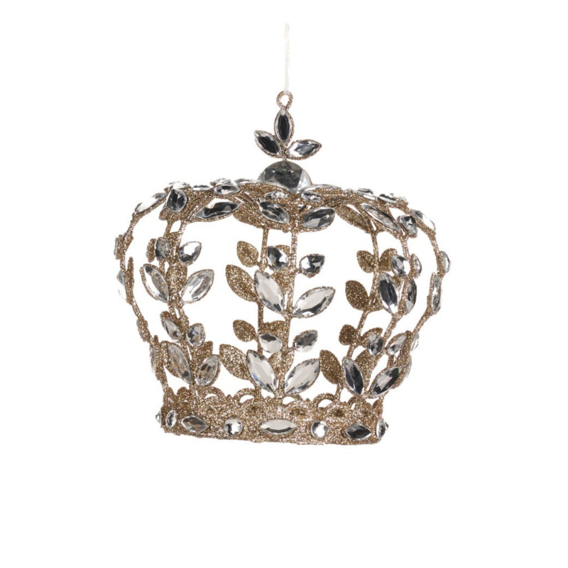 WIRE JEWEL CROWN ORNAMENT