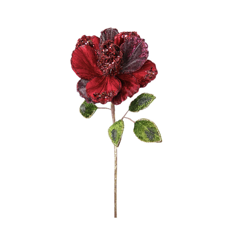 VELVET BURGUNDY ROSE XL