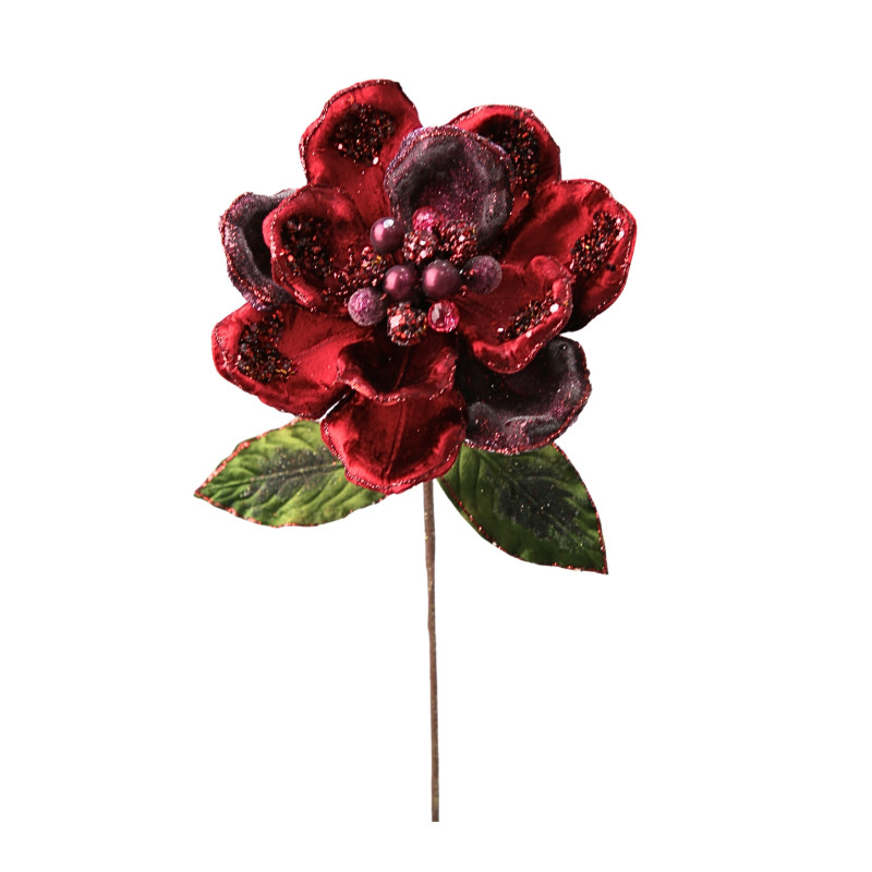 MAGNOLIA STEM BURGUNDY L