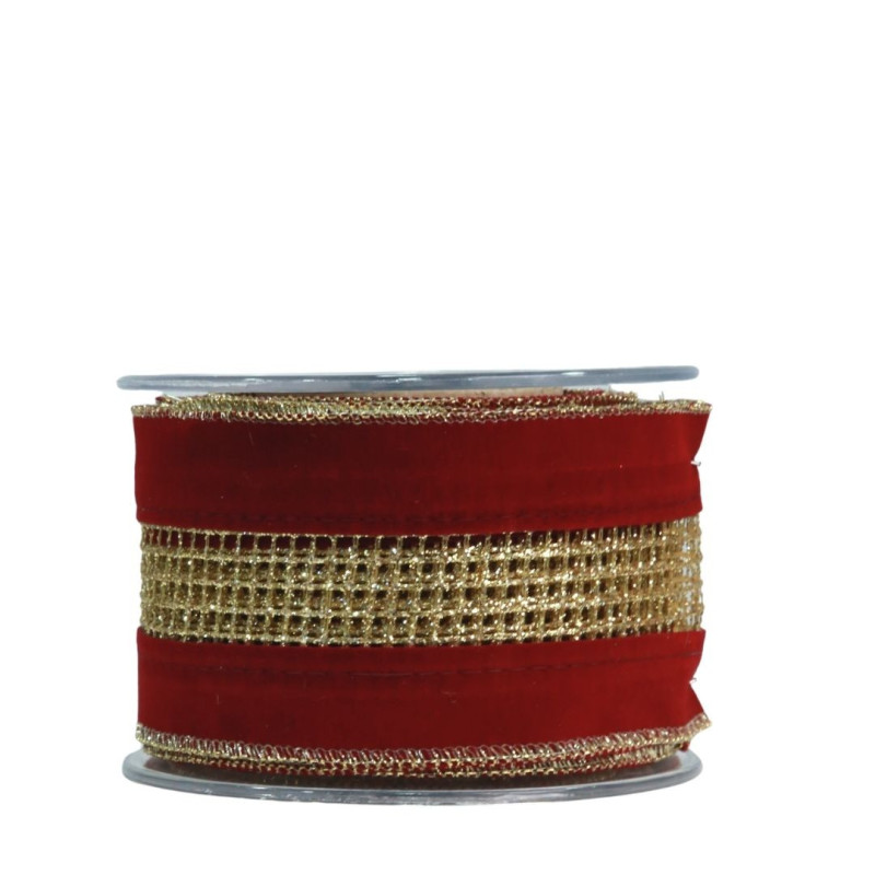 KORDELE VELVET ME RRJETE GOLD