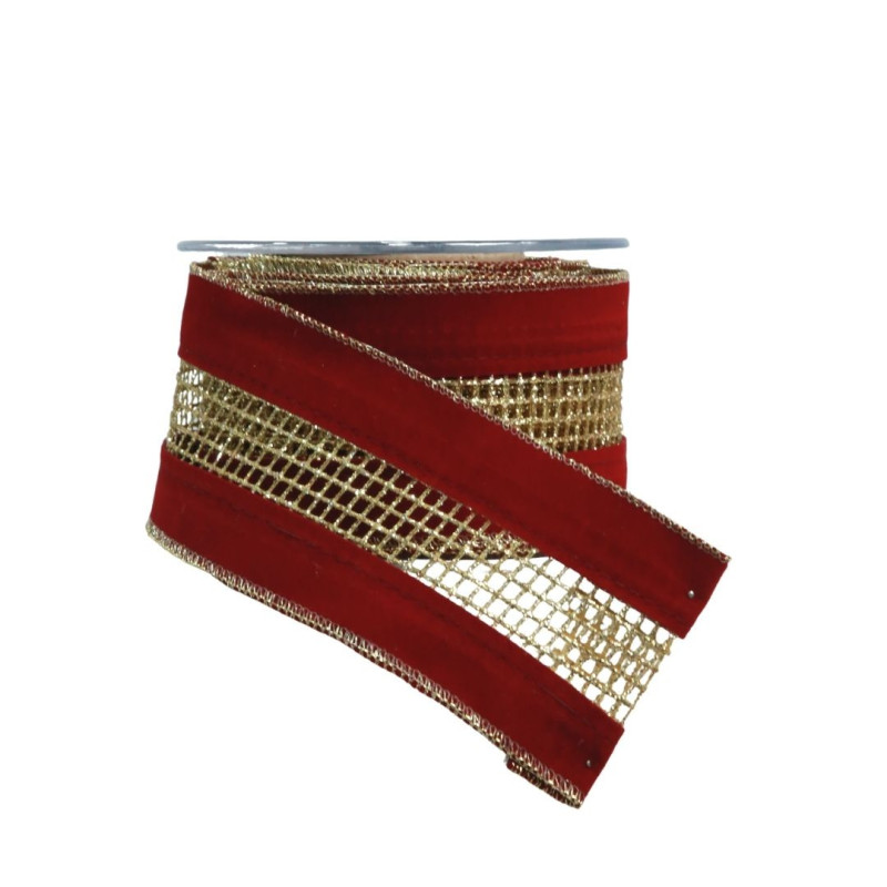 KORDELE VELVET ME RRJETE GOLD