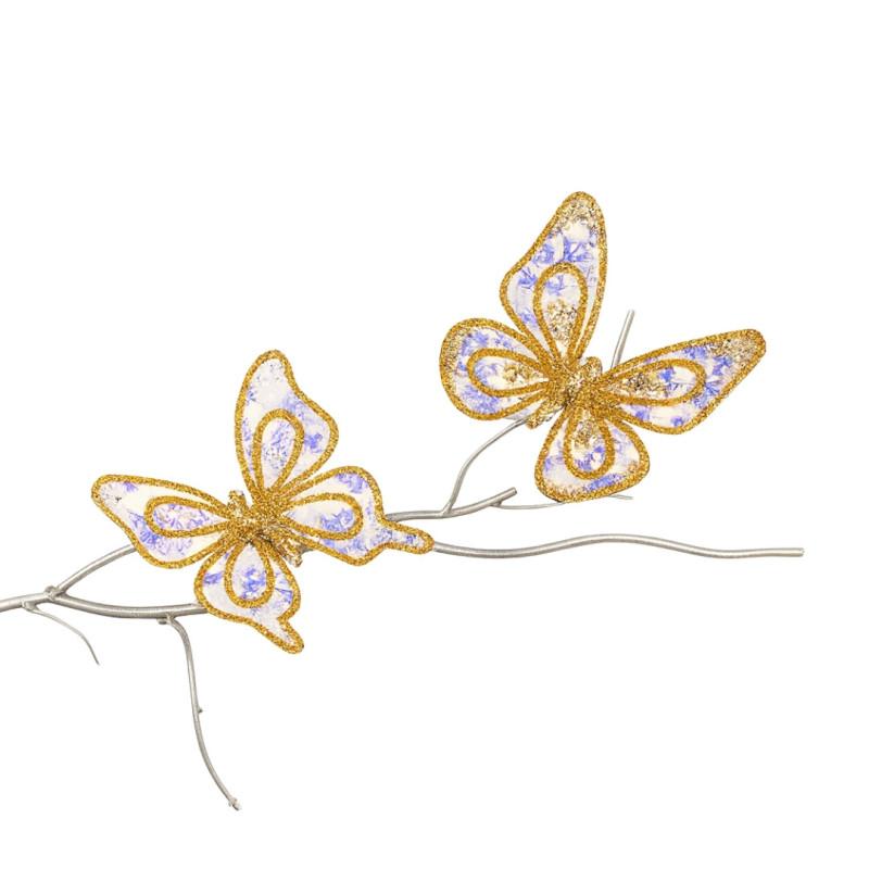 BLUE/GOLD BUTTERFLY