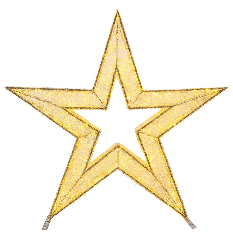 3D STAR WITH LIGHTS M