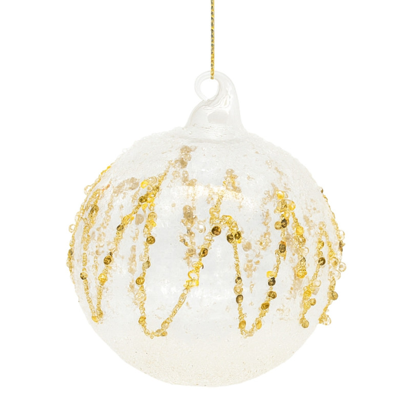 ZIG-ZAG TRANSPARENT BALL L