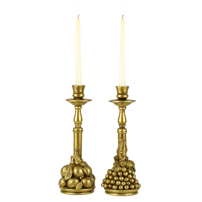 GRAPE/LEMON CANDLE HOLDER