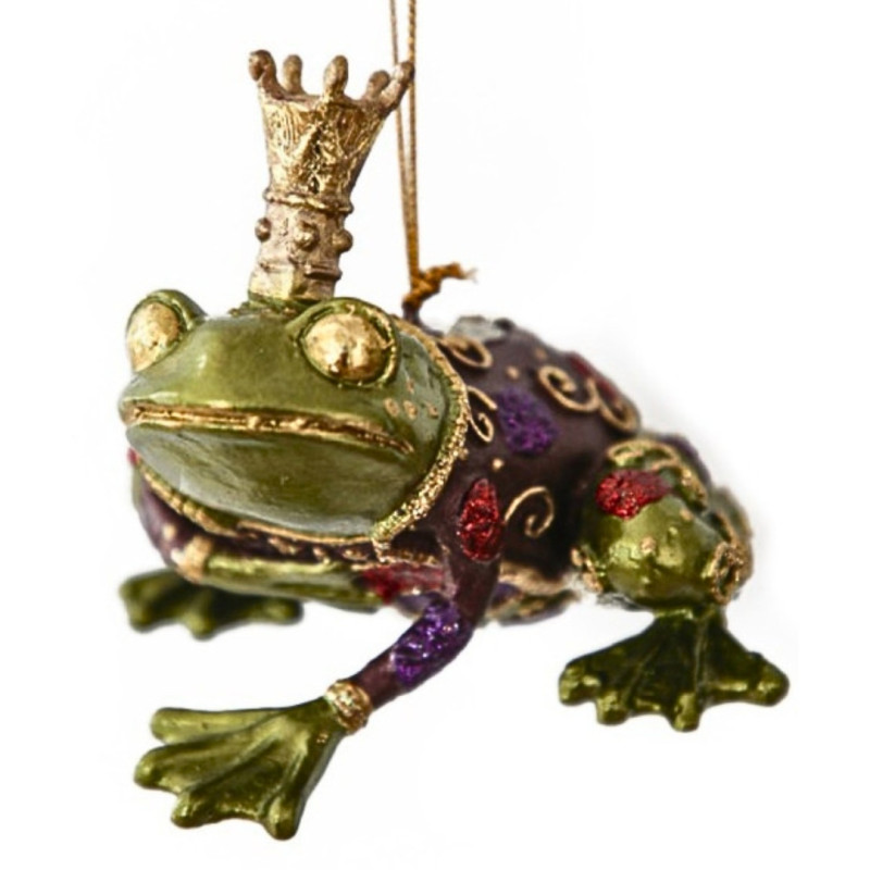 FROG KING ORANMENT