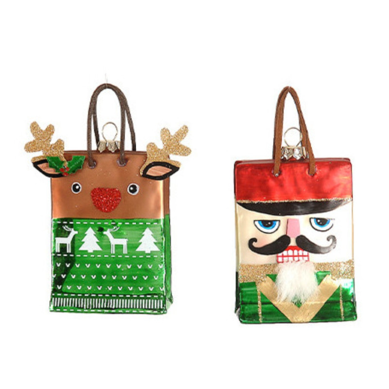 NEW YEAR BAG DEER/SANTA