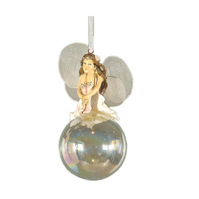 WHITE FAIRY ORNAMENT
