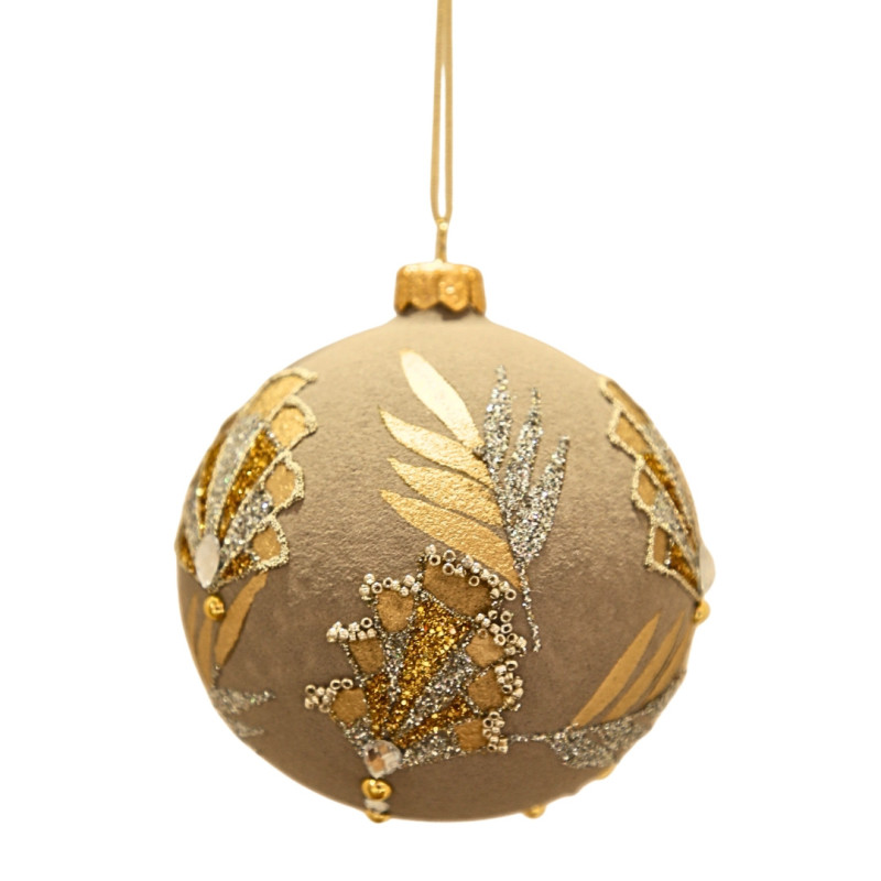 GOLD & SILVER CHRISTMAS ORNAMENT