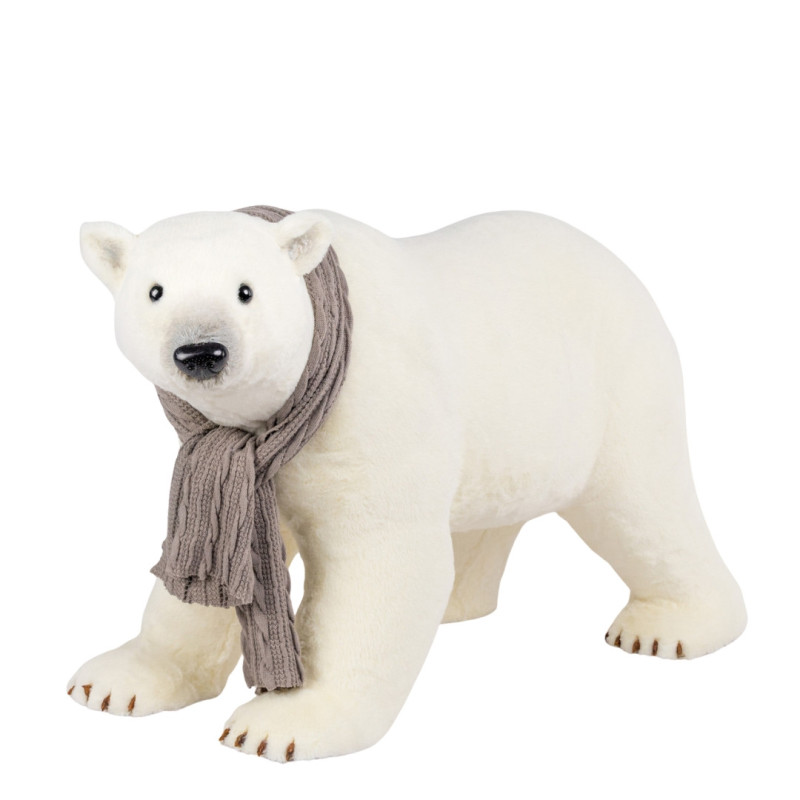 POLAR BEAR WITH SCARF