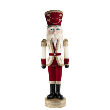RED & WHITE NUTCRACKER