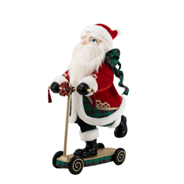 SANTA WITH SCOOTER