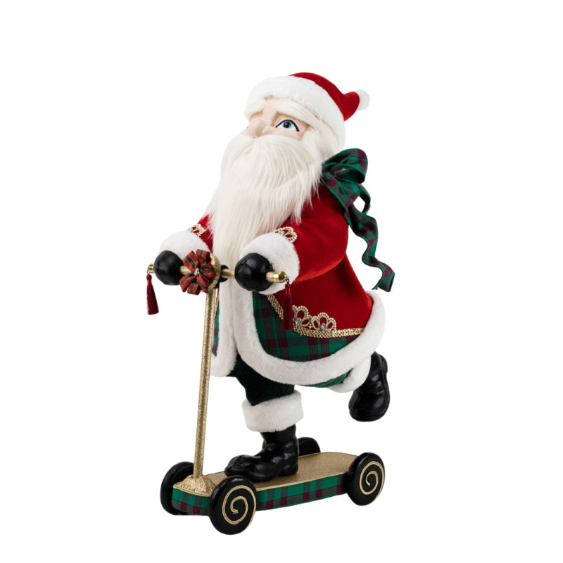 SANTA WITH SCOOTER