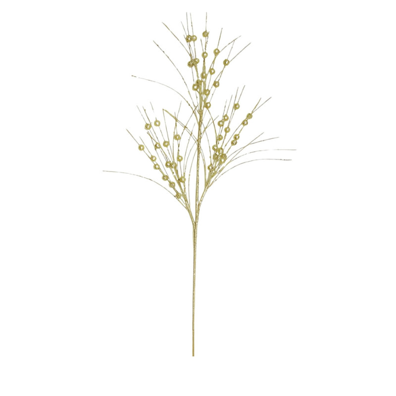 BERRIES BRANCHES WITH GOLD THREAD