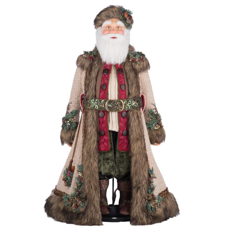 SANTA WITH BROWN CAPE