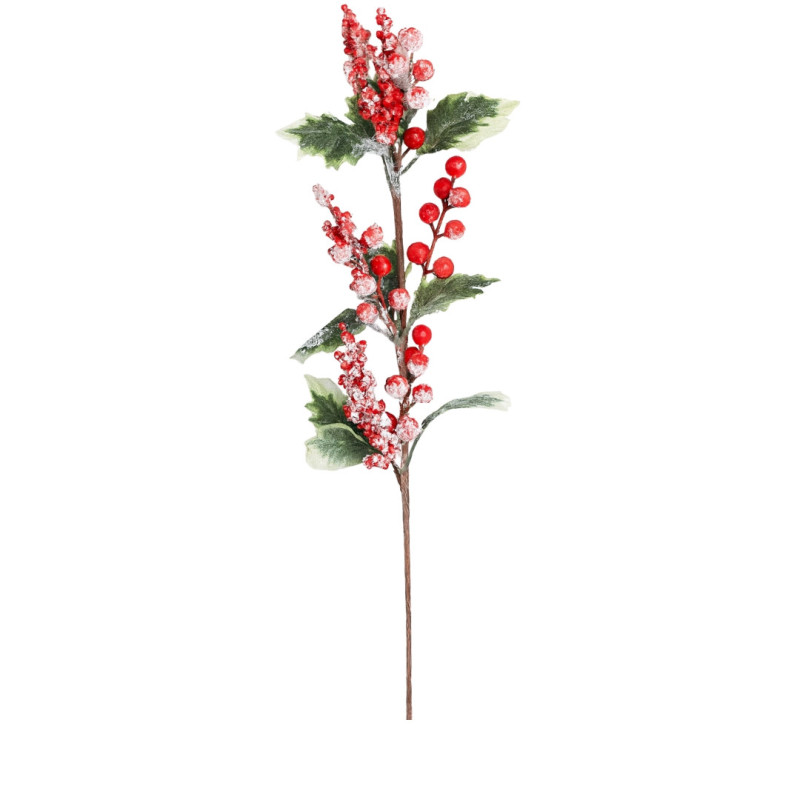RED BERRY BRANCH SNOW