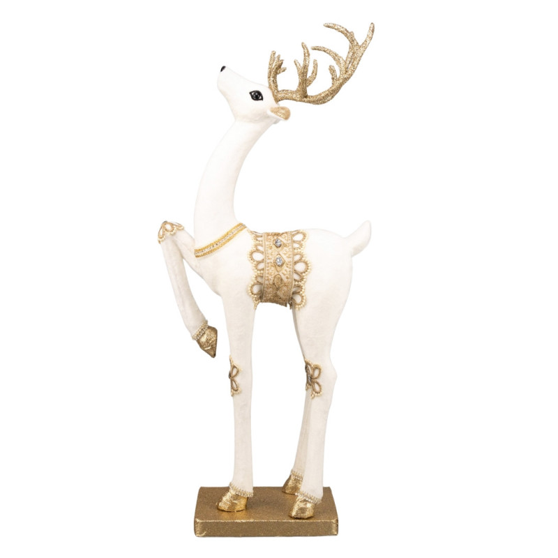 WHITE/GOLD DEER