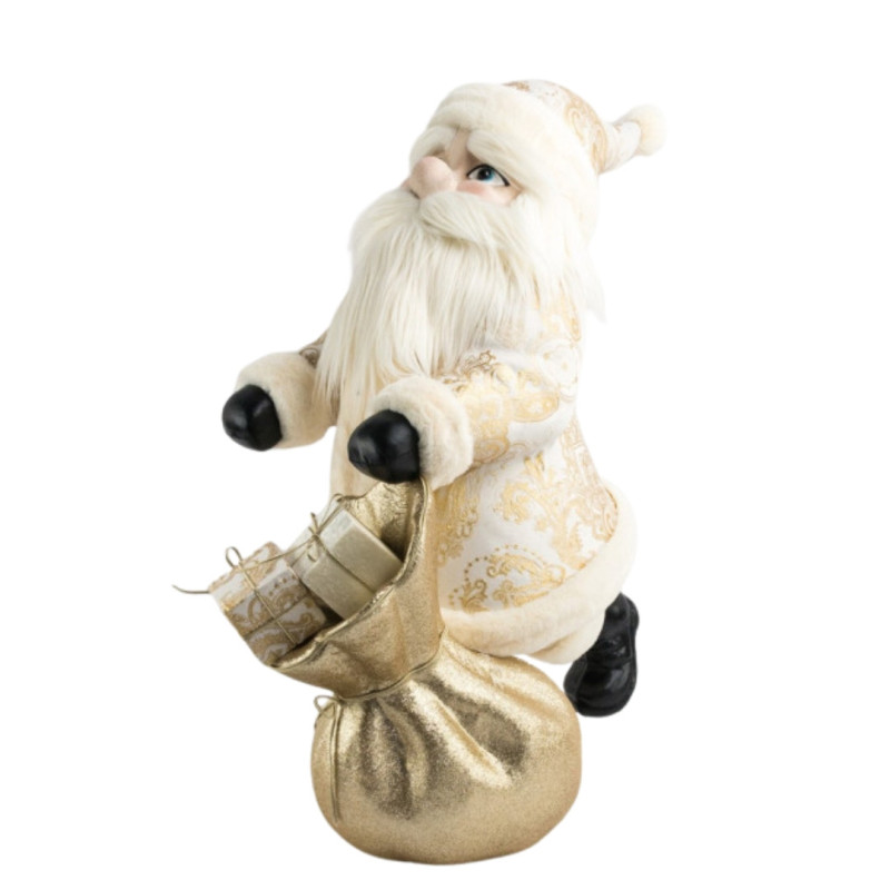 WHITE/GOLD SANTA CLAUS