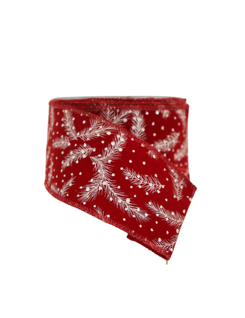 RED FEATHERS RIBBON 7 x 9 Cm