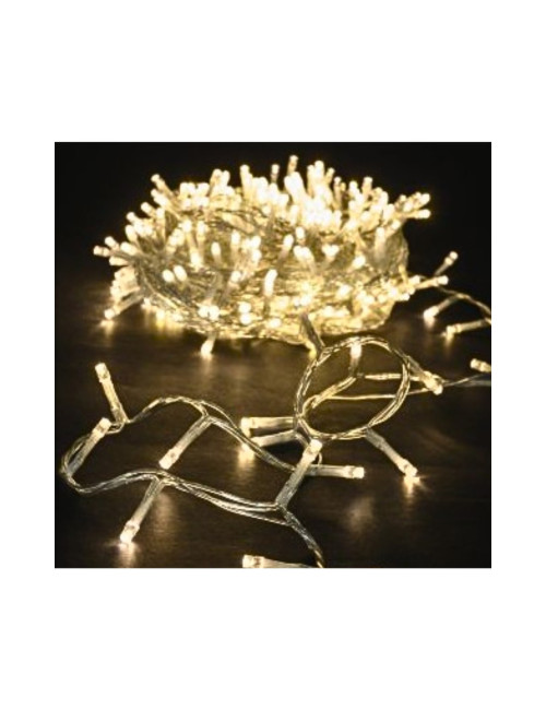 WARM WHITE LED LIGHT STRING 800 LED, 40M, 8FUNCTIONS OUTDOOR