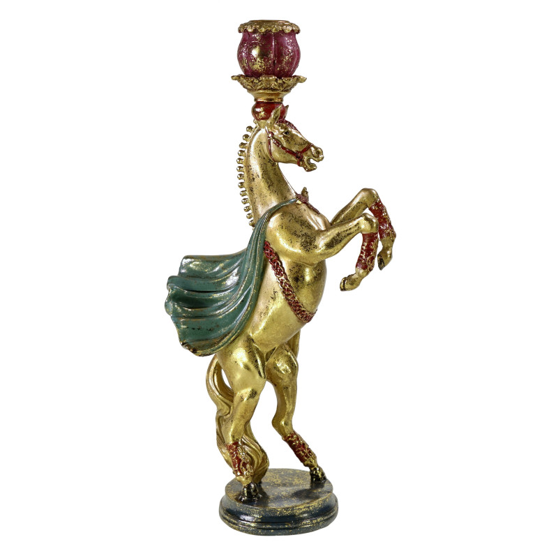 CANDLE HOLDER CIRCUS HORSE