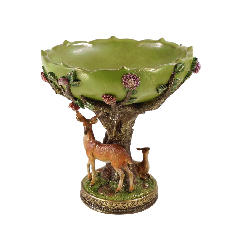 FOREST BOWL WITH DEERS