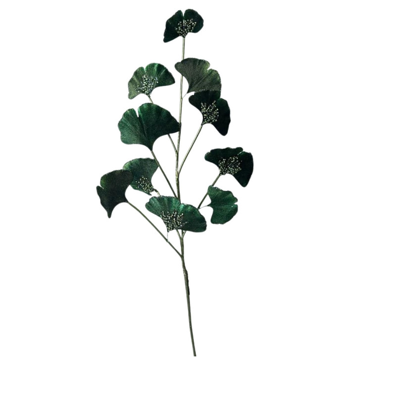 BRANCH WITH GREEN LEAVES