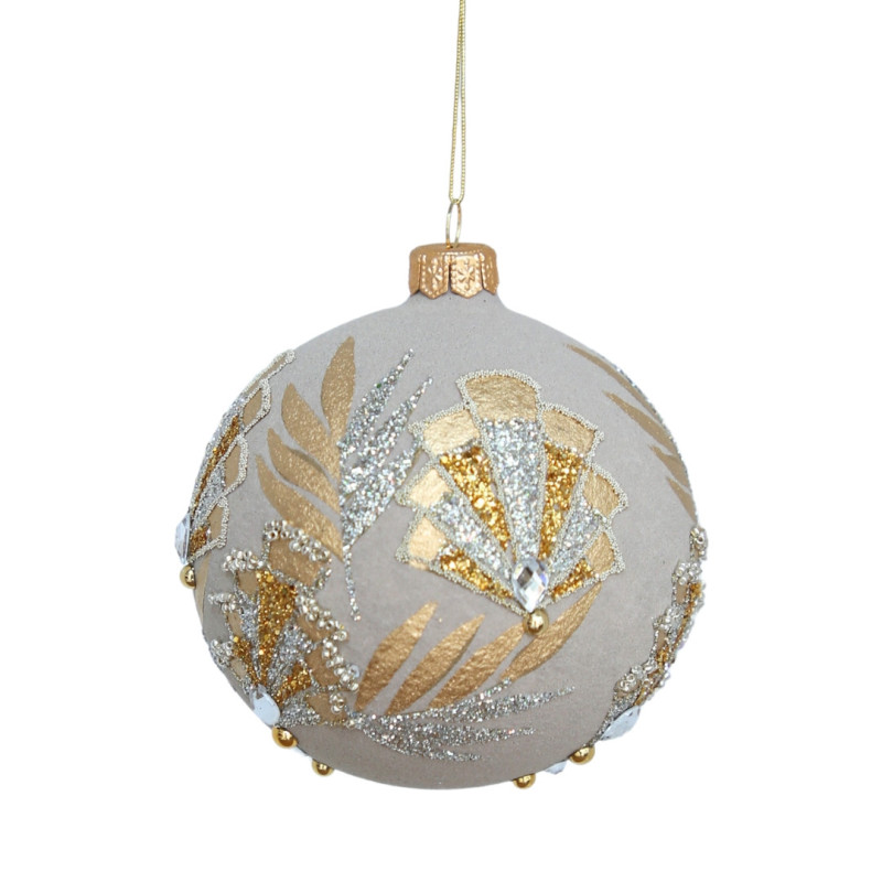 GOLD & SILVER CHRISTMAS ORNAMENT