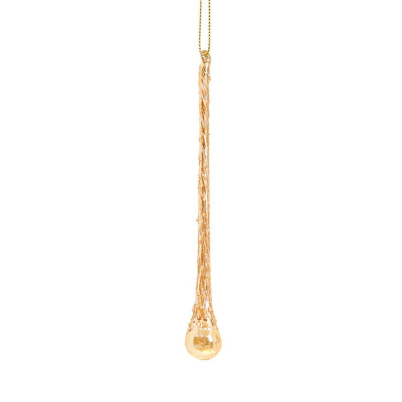 GOLD CRYSTAL DROP WITH DOTS
