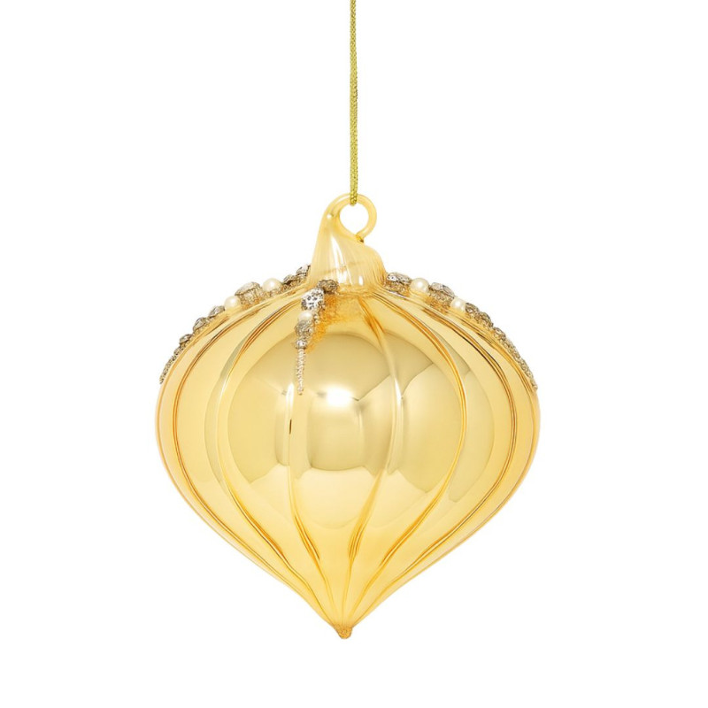 GOLD BALL WITH LINES